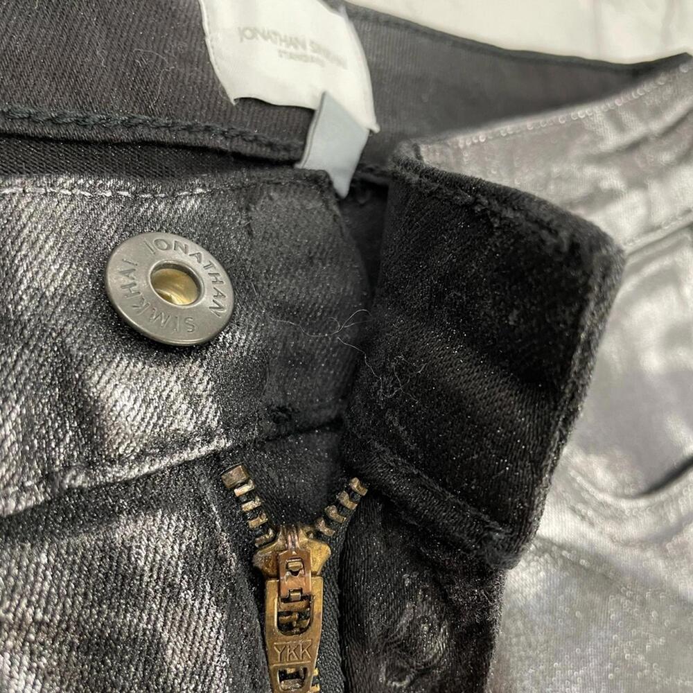 (JS-2) Jonathan Simkhai Rae High Rise Ankle Skinny In Metallic - Picture 7 of 7